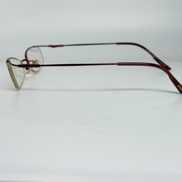 Francesco Smaito Couture Bordeaux eyeglasses Frames half rim 48-20-135 19617 - Picture 2 of 7